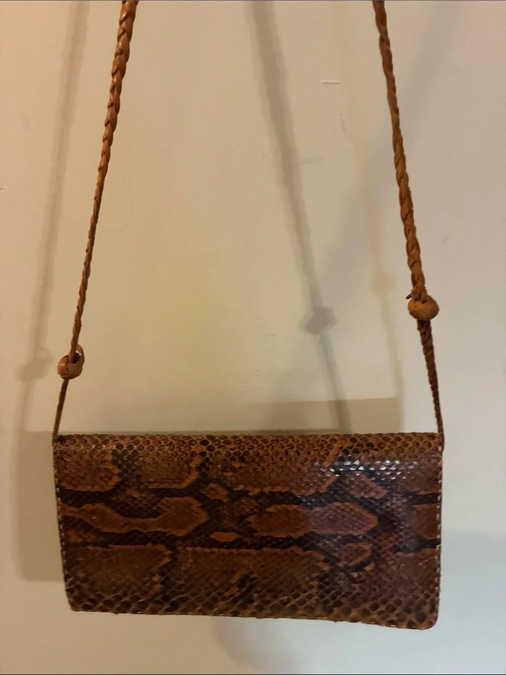 Vintage Sengalese 70’s Snakeskin Clutch